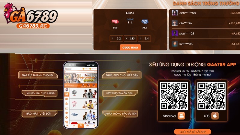 Tải app GA6789 siêu đơn giản, hỗ trợ nhanh chóng