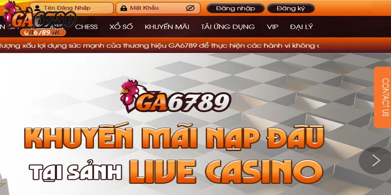 Truy cập trang chủ và ấn chọn tính năng “Đăng ký” trên giao diện